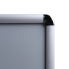 Cadre Clic-Clac d'affichage - Profil 25mm. Angle arrondi. Profil Aluminium. Altumis