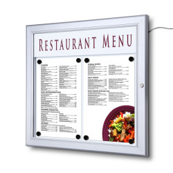 Outdoor Menu case LED