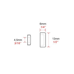 Gold Screw Cover Cap Ø 13 mm