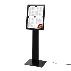 copy of LED Backlit Portrait Menu Stand 4xA4