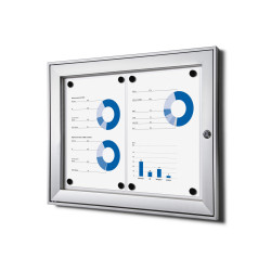 Indoor lockable schowcase Standard-Indoor lockable boards Altumis