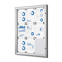 Indoor lockable schowcase Standard-Indoor lockable boards Altumis