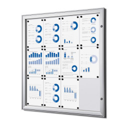 Indoor lockable schowcase Standard-Indoor lockable boards Altumis