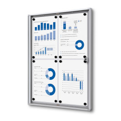 Indoor lockable schowcase Economy-Indoor lockable boards Altumis