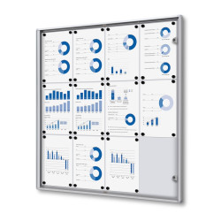 Indoor lockable schowcase Economy-Indoor lockable boards Altumis