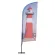 Beach flag Alu. : Toile Wind seule