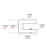 Shelf-Panel Support with plate-Side Grip Standoffs Altumis