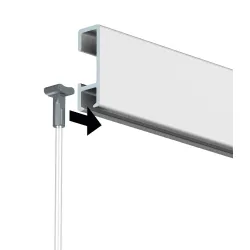 Fil perlon pour rail cimaise-Hanging Clic Rail Altumis